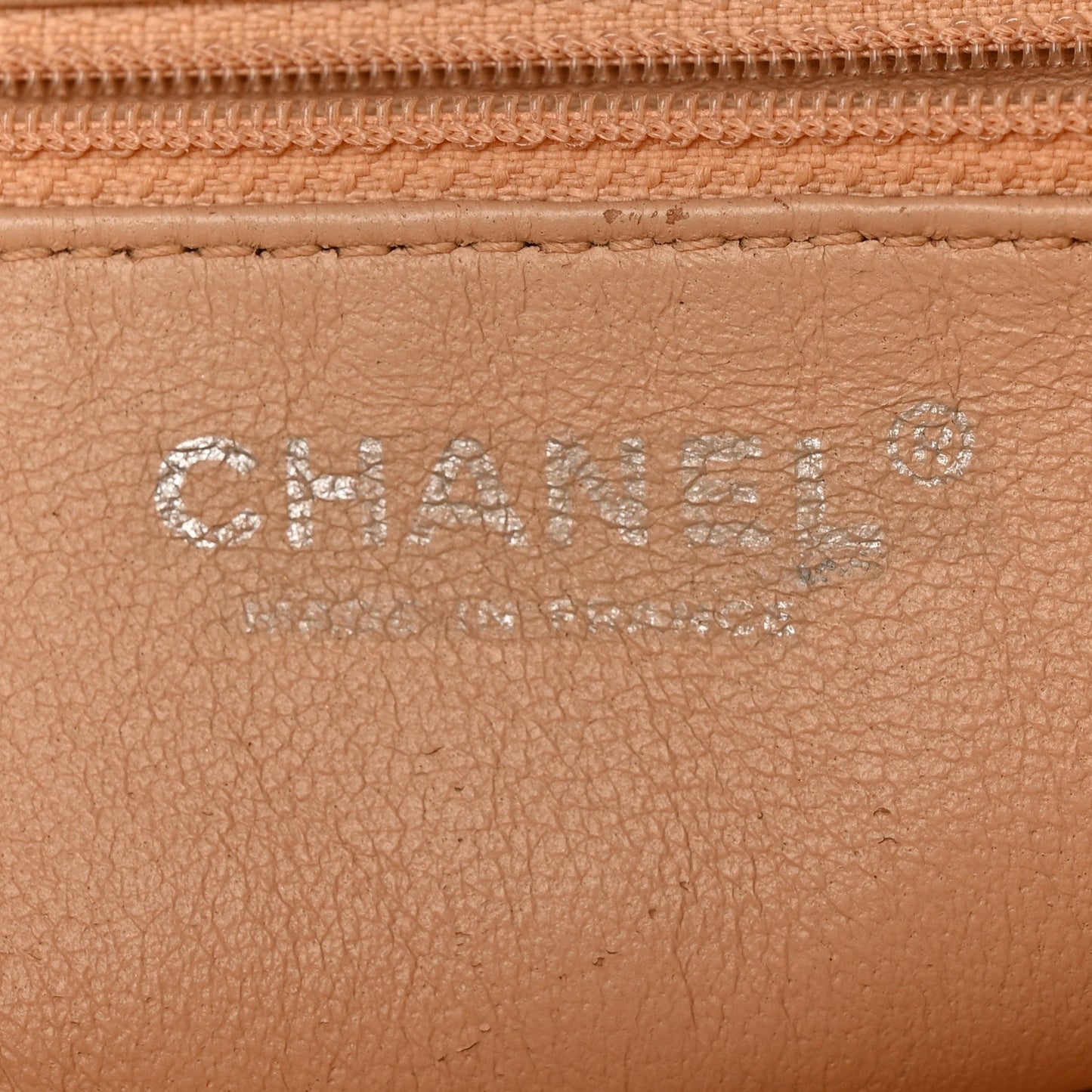 Smooth Calfskin Luxe Ligne Tote Dark Beige