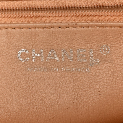 Smooth Calfskin Luxe Ligne Tote Dark Beige