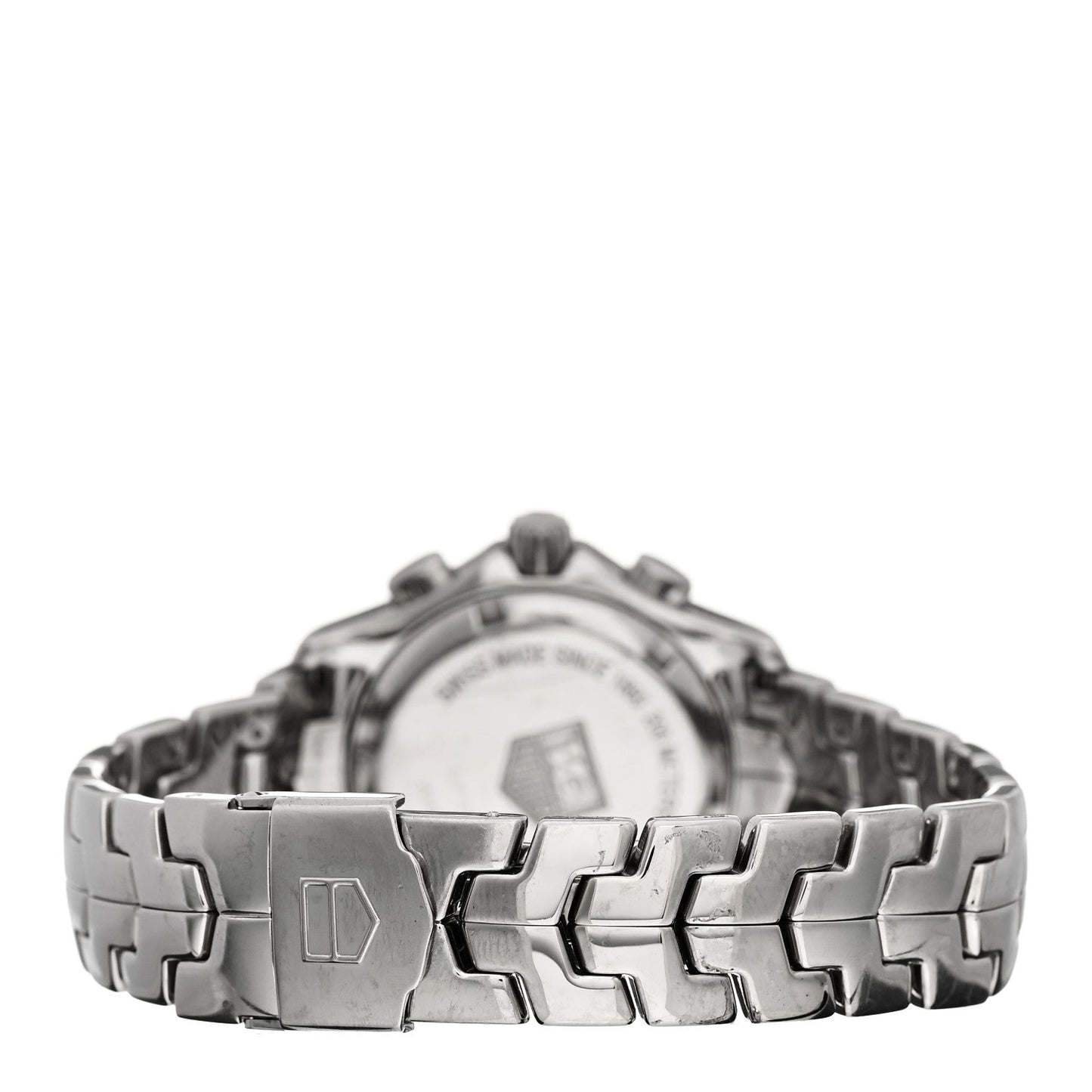 Stainless Steel Diamond Bezel Mother of Pearl 33mm Link Lady Quartz Watch CJF1314