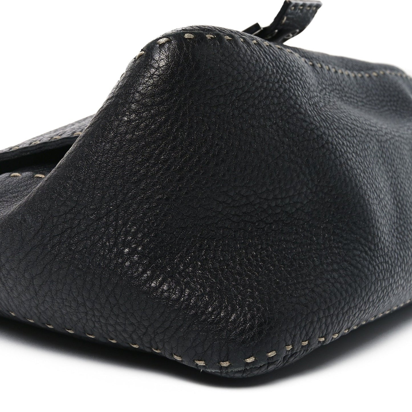 Calfskin Romano Selleria Forever Mama Baguette Black