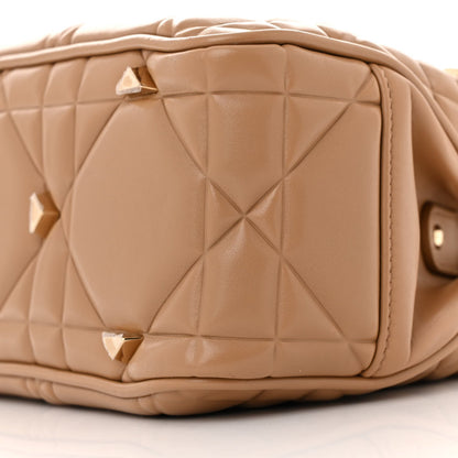 Calfskin Cannage Small The Lady 95.22 Beige