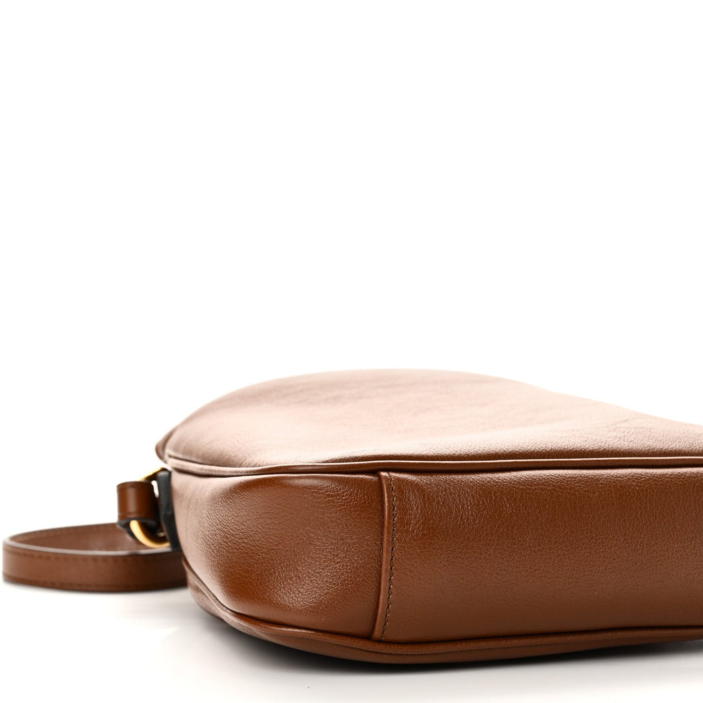Softy Wonka Textured Dollar Calfskin Small Diana Shoulder Bag Cuir