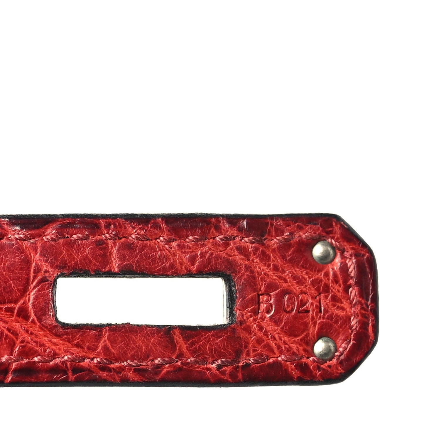 Matte Alligator Birkin 30 Rouge H