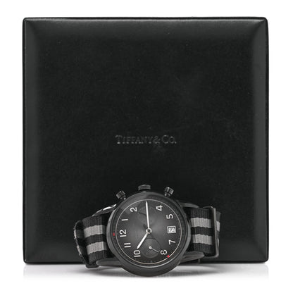 DLC Stainless Steel Nylon 40mm CT60 Automatic Watch Black