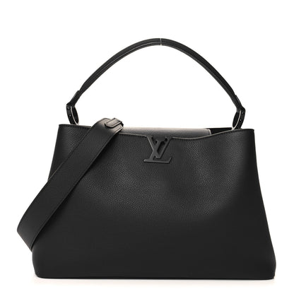 Taurillon Capucines GM Souple Matte Black