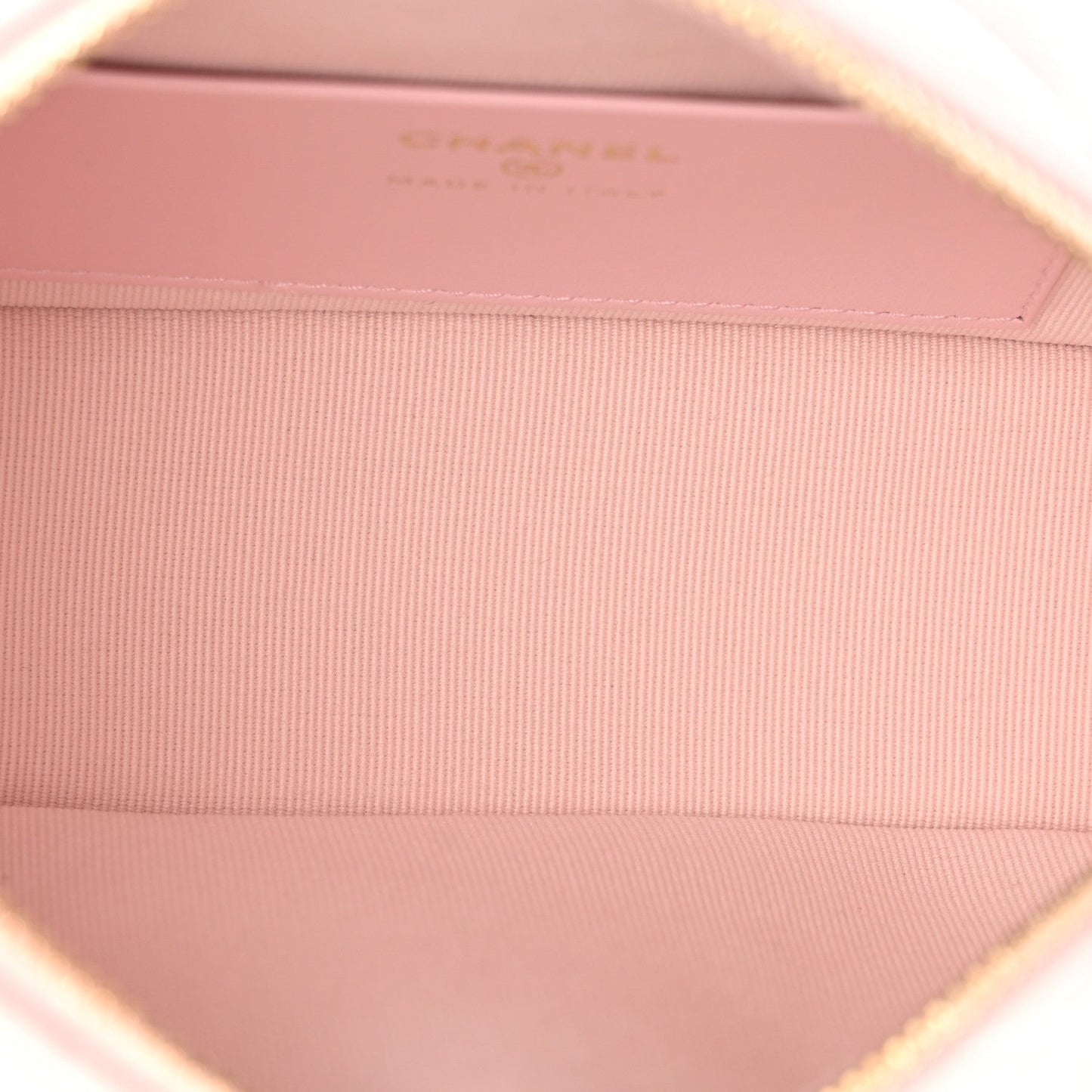 Caviar Quilted Hobo Clutch With Chain Light Pink