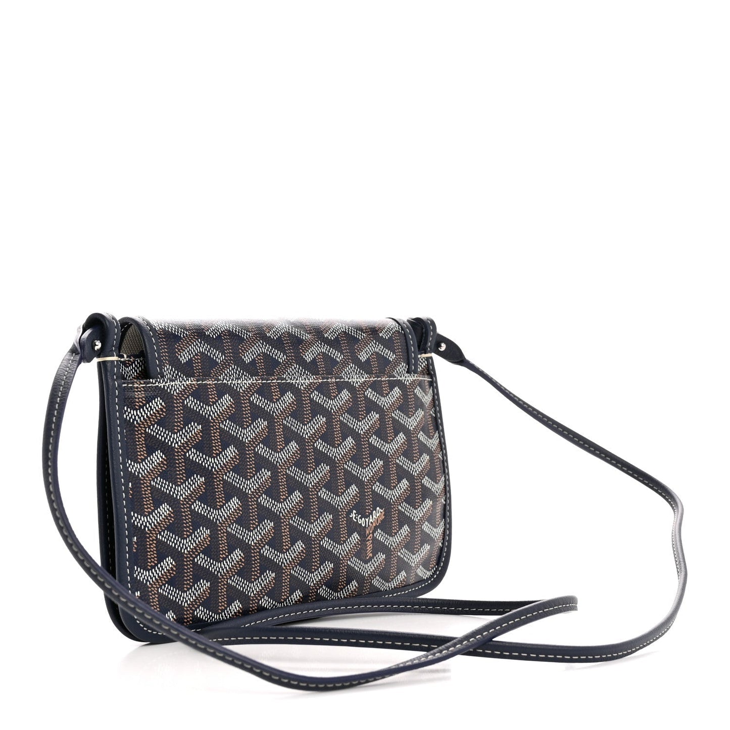 Goyardine Plumet Wallet Clutch Navy