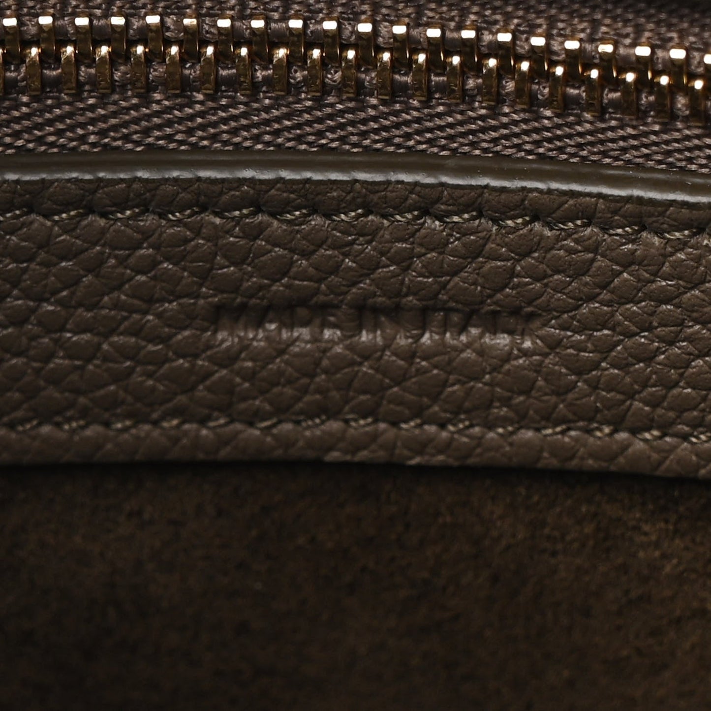 Soft Grained Calfskin Small Belt Cabas Phantom Grey
