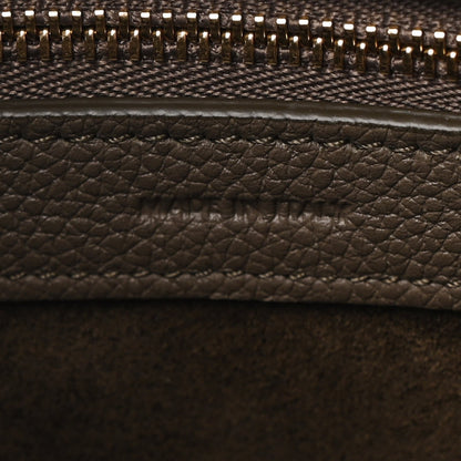 Soft Grained Calfskin Small Belt Cabas Phantom Grey
