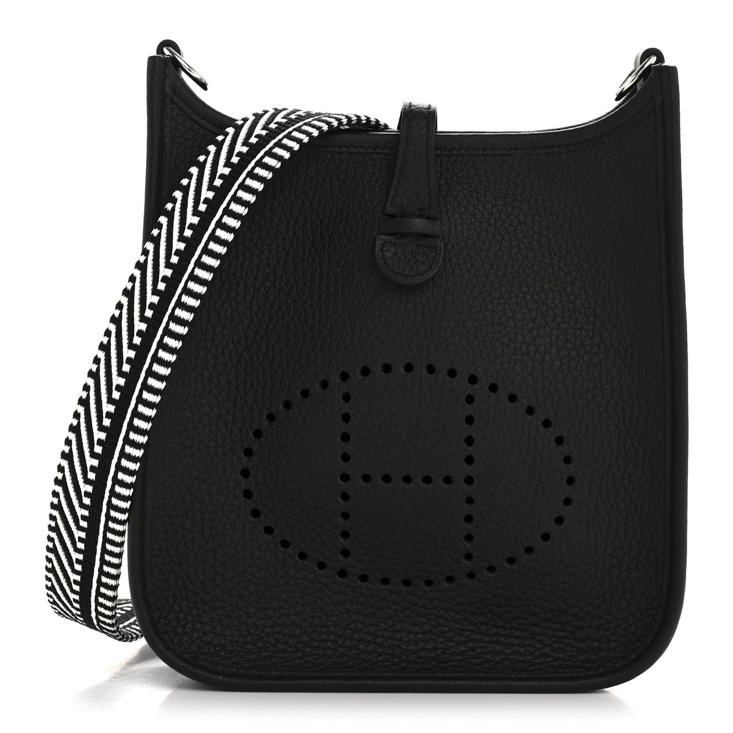 Taurillon Clemence Amazone Sangle Cavale Evelyne TPM Black White