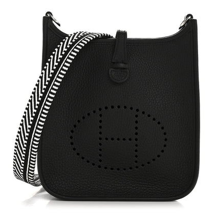 Taurillon Clemence Amazone Sangle Cavale Evelyne TPM Black White