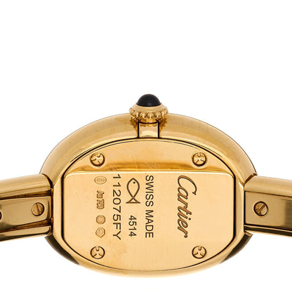 18K Yellow Gold 19mm Baignoire Quartz Watch