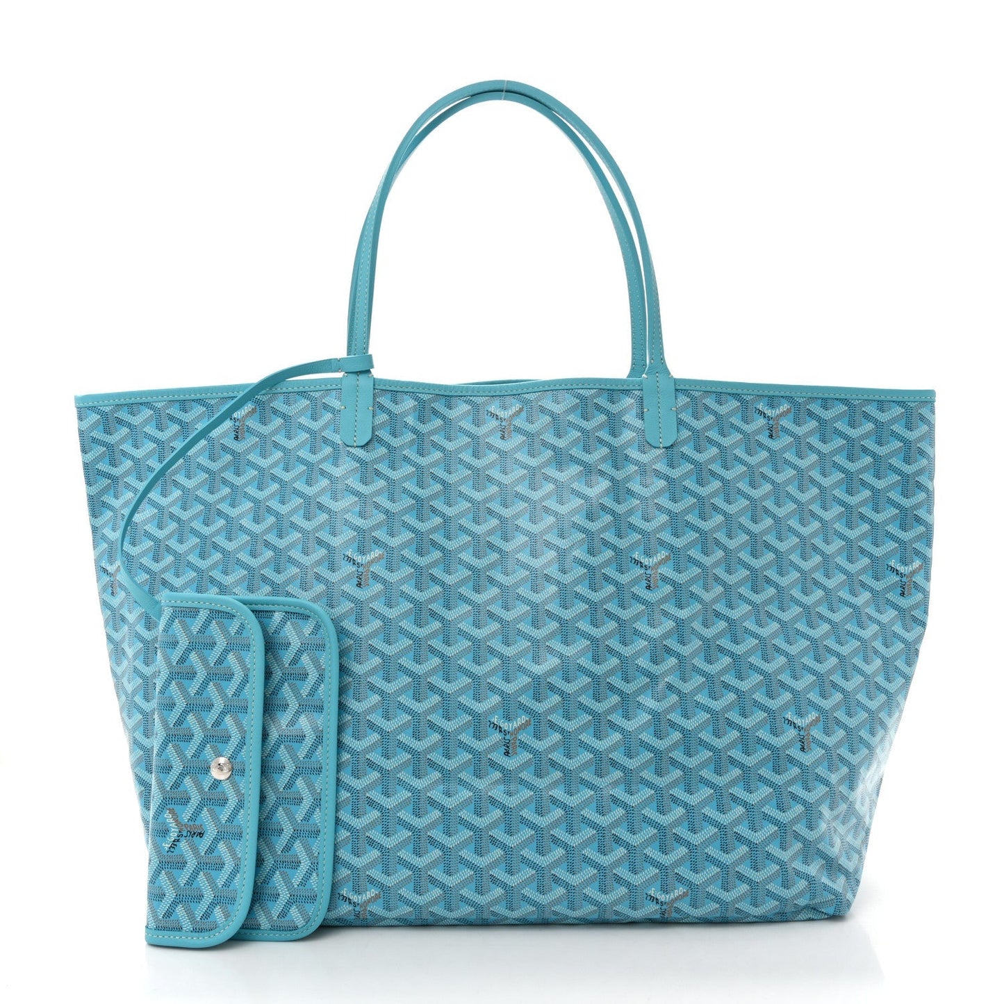Goyardine Saint Louis GM Balise Beach Towel Set Turquoise