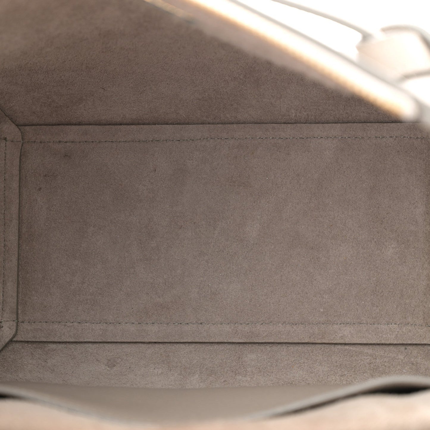 Grained Calfskin Micro Belt Bag Light Taupe