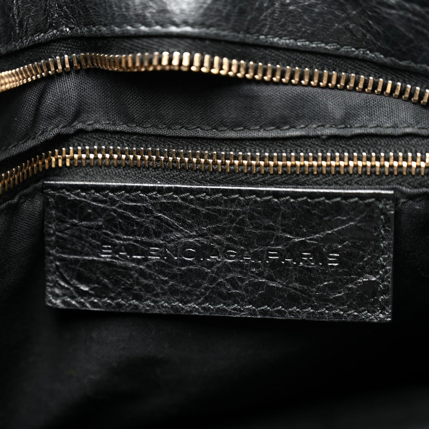 Agneau Giant 21 Rose Gold  Hardware Part Time Black