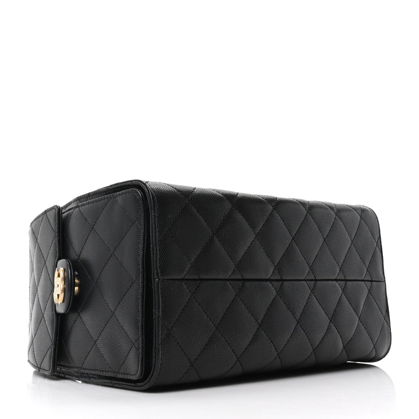 Caviar Quilted Small Chanel 25 Handbag Black