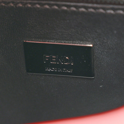 Vitello Seta Nappa Mini Plexi Handle Peekaboo Iconic Satchel Pomodoro