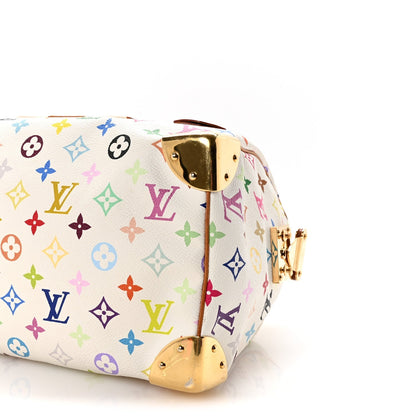 Monogram Multicolor Speedy 30 White