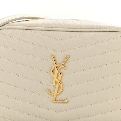 Grain De Poudre Matelasse Monogram Mini Lou Camera Bag Crema Soft