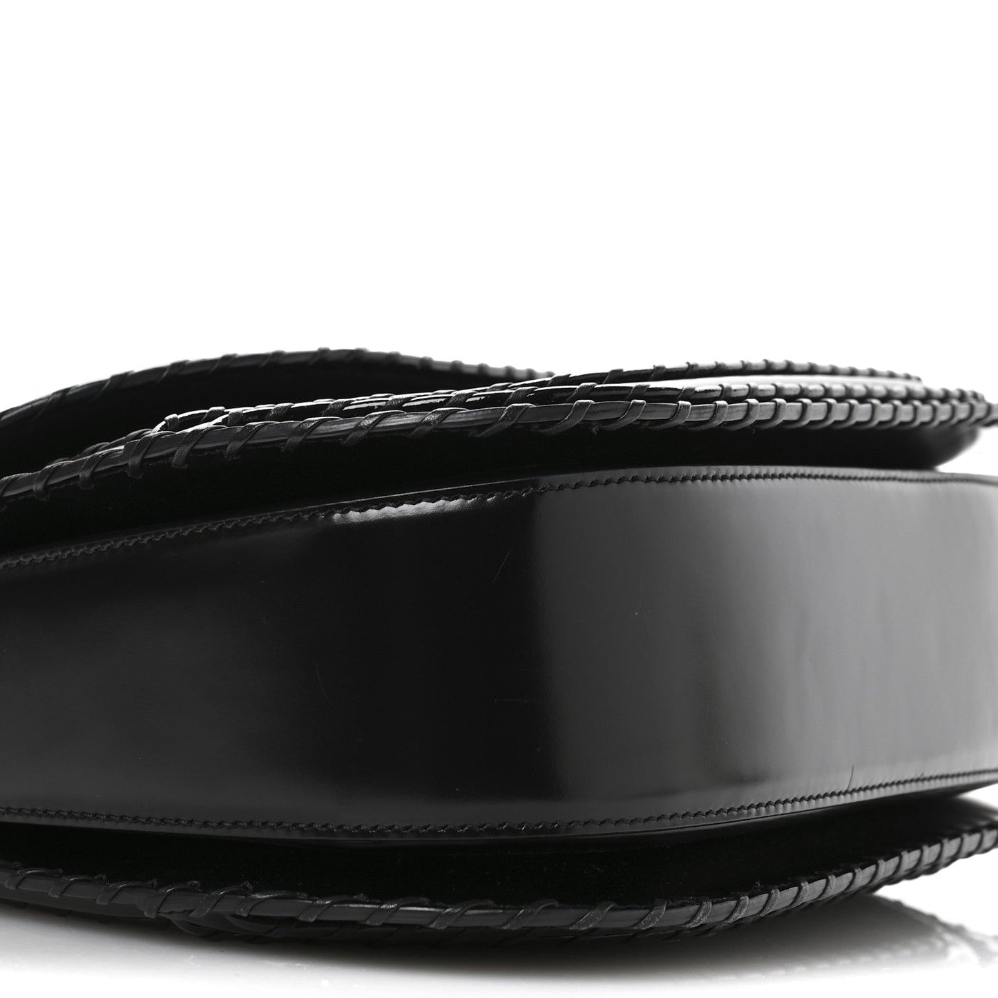 Pony Hair New Bamboo Medium Top Handle Bag Black