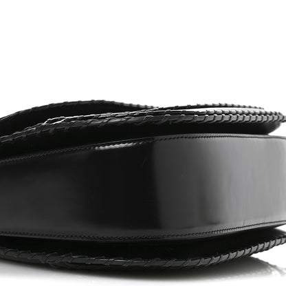 Pony Hair New Bamboo Medium Top Handle Bag Black