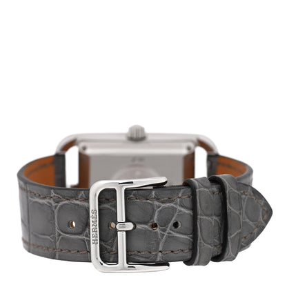 Stainless Steel Alligator 29mm Cape Cod Automatic Watch Gris Perle