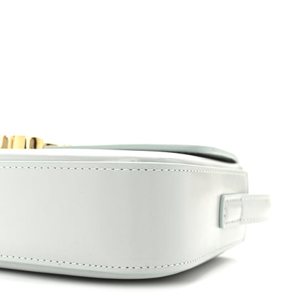 Natural Calfskin Triomphe Shoulder Bag Ice Blue