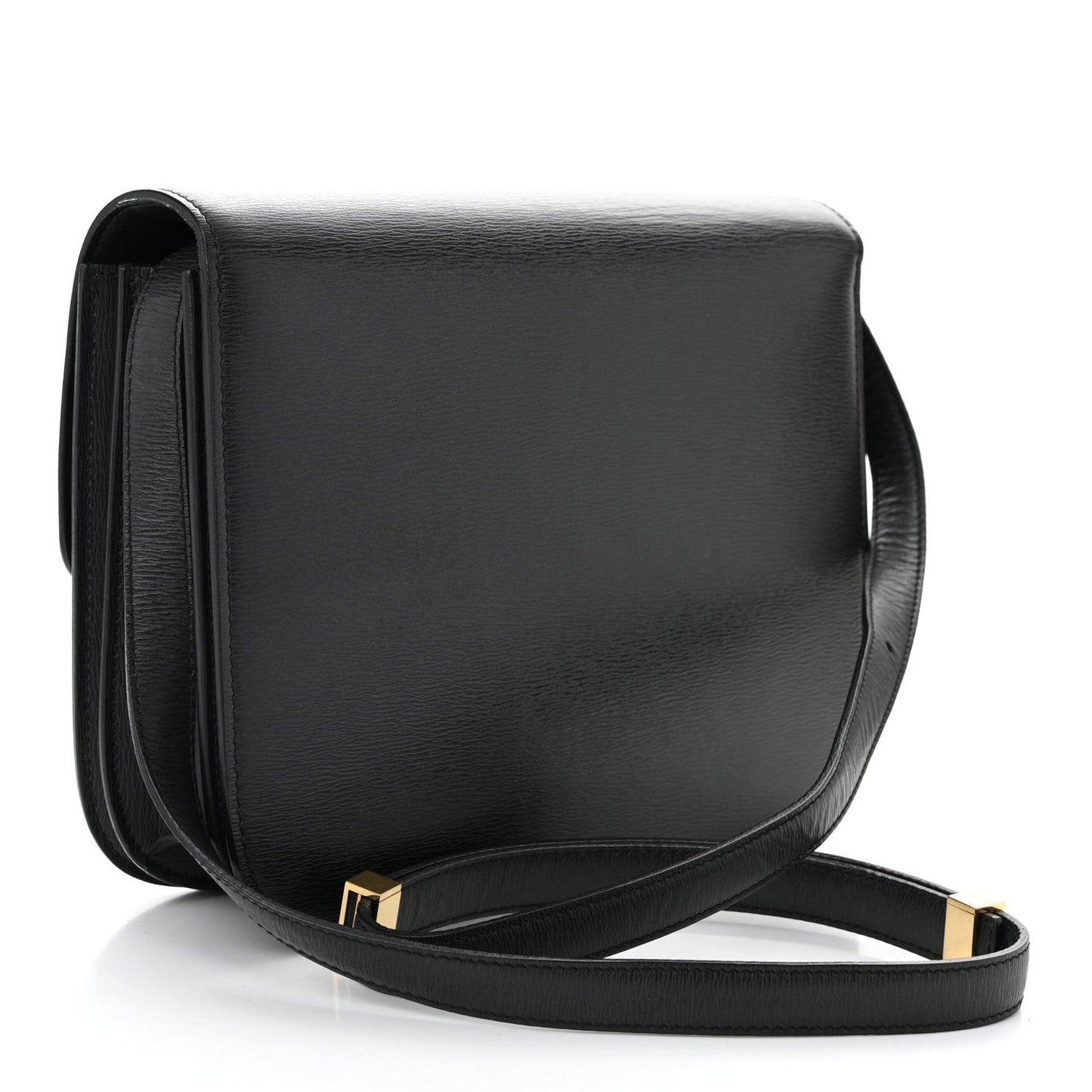 Liege Calfskin Medium Classic Box Flap Bag Anthracite