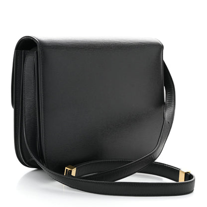 Liege Calfskin Medium Classic Box Flap Bag Anthracite