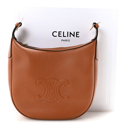 Supple Calfskin Small Triomphe Heloise Shoulder Bag Tan