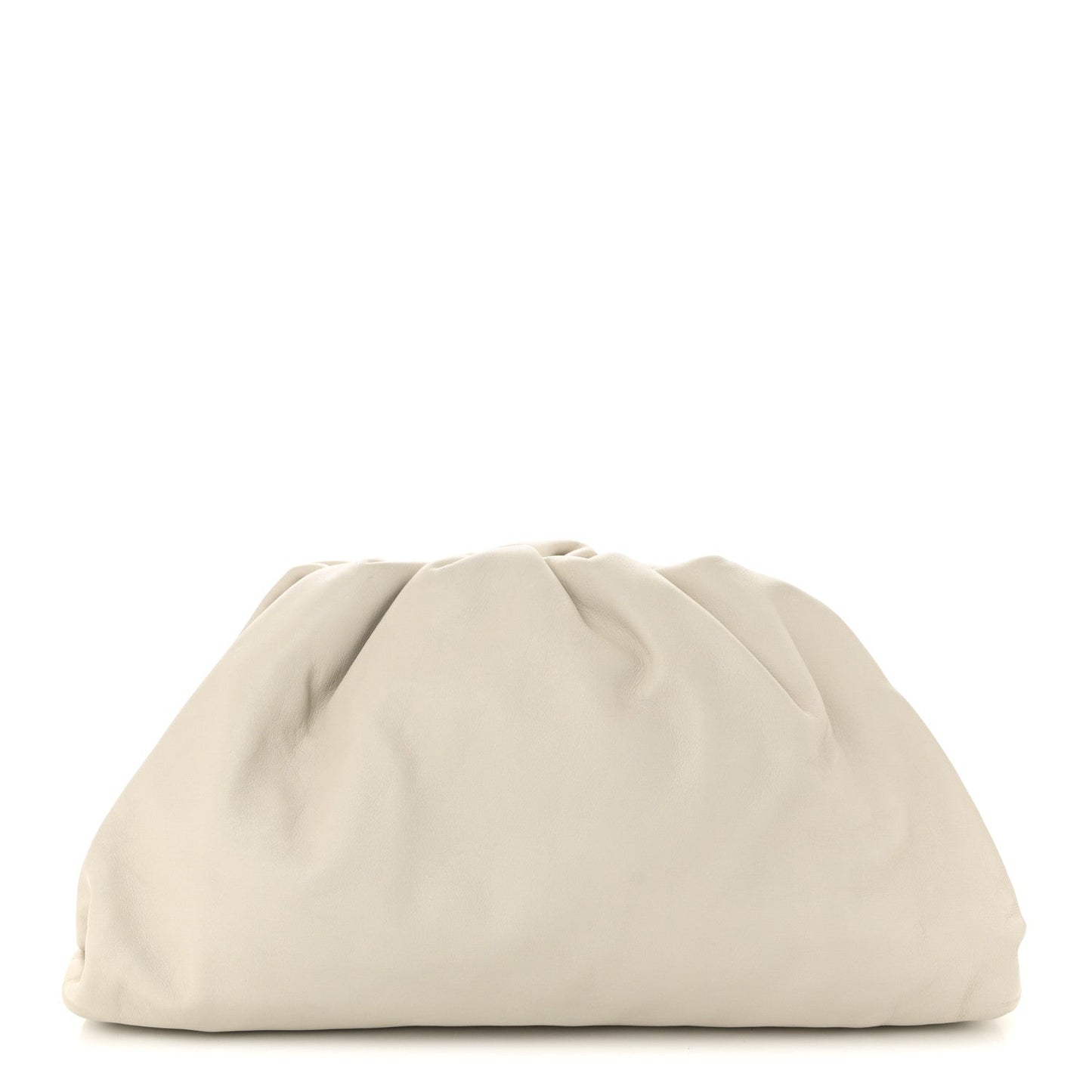 Smooth Butter Calf The Pouch Oversized Clutch Plaster
