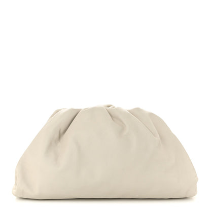 Smooth Butter Calf The Pouch Oversized Clutch Plaster