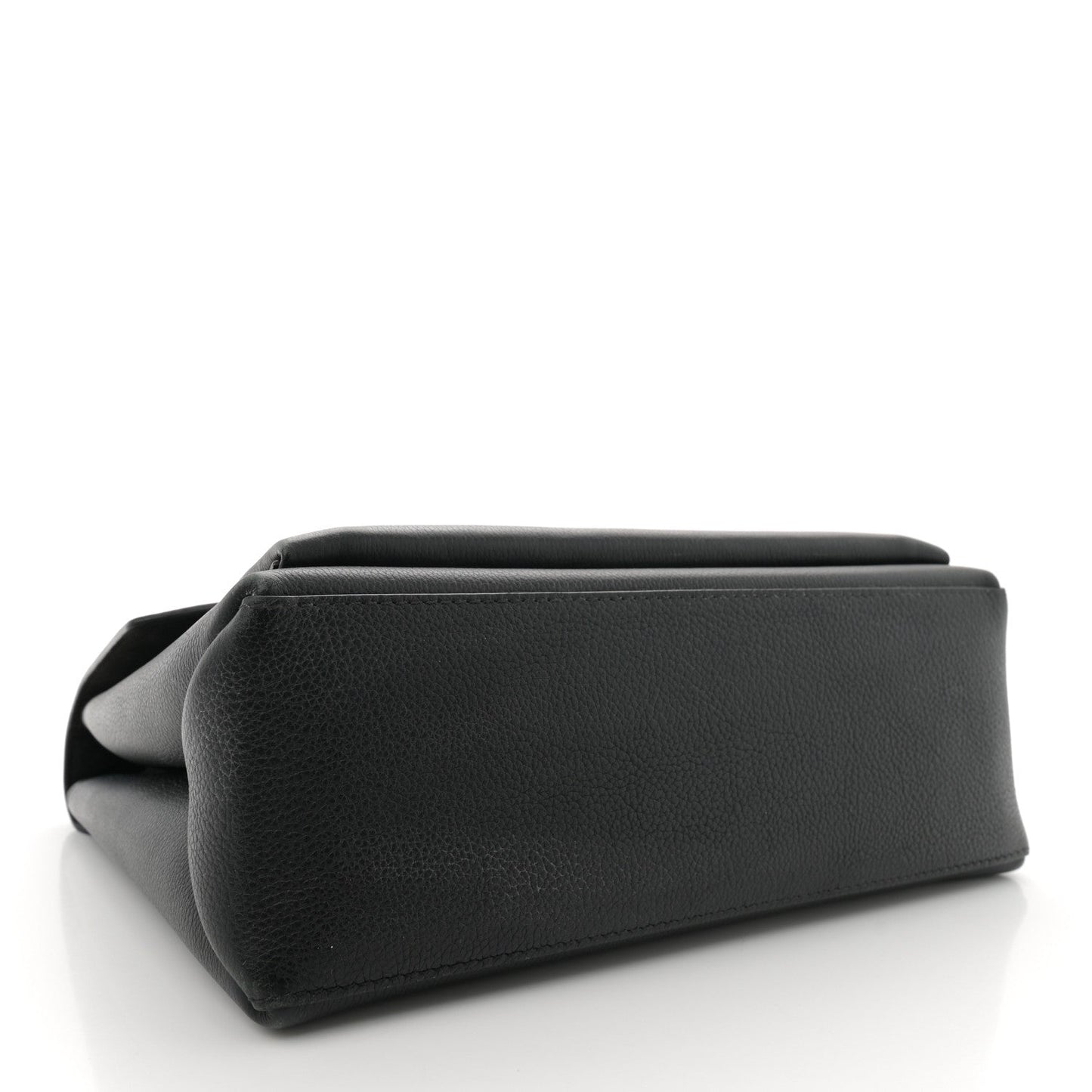 Soft Calfskin My Lockme Top Handle Black