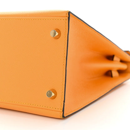 Epsom Horseshoe Kelly Sellier 28 Jaune D'or Etain