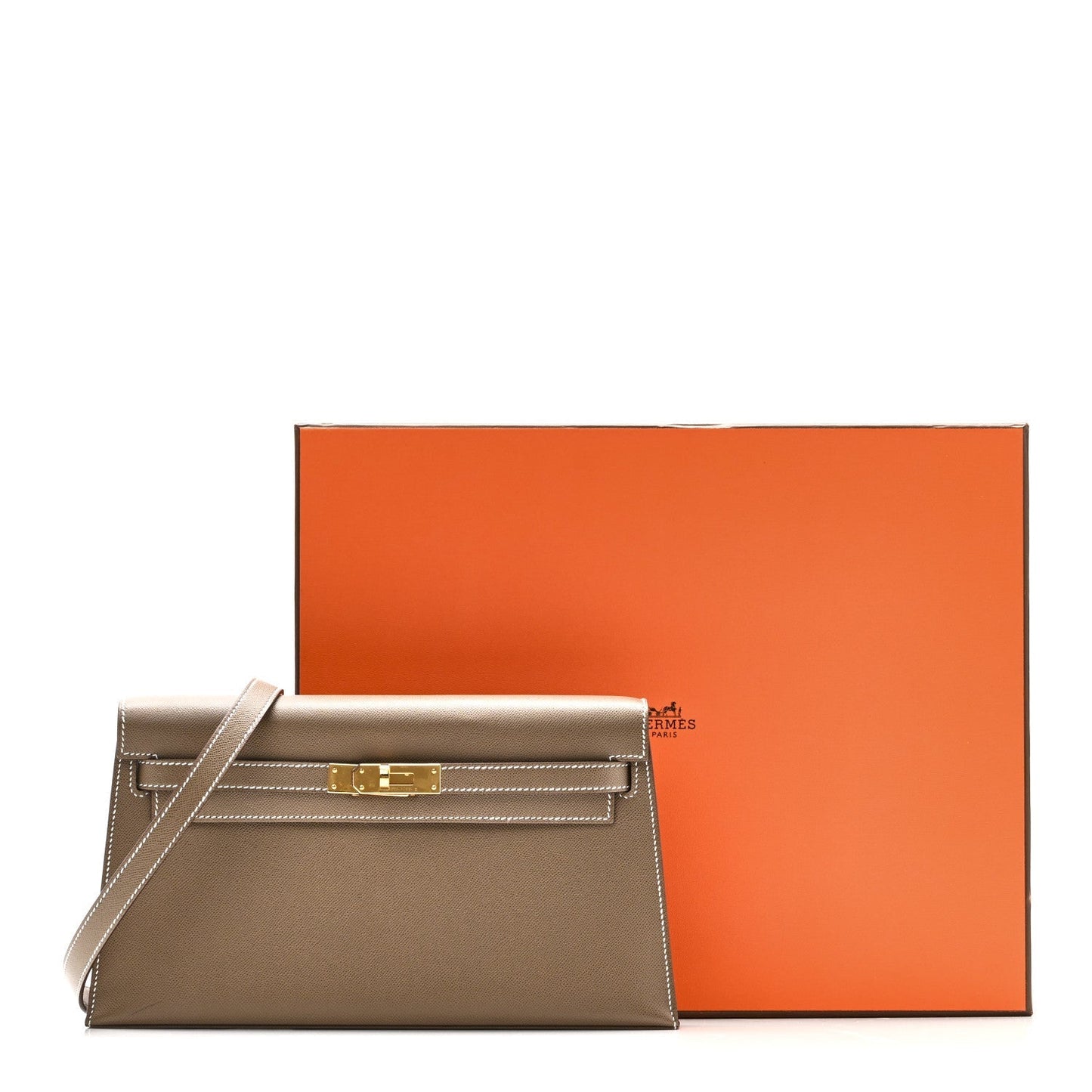 Madame Calfskin Kelly Elan Etoupe