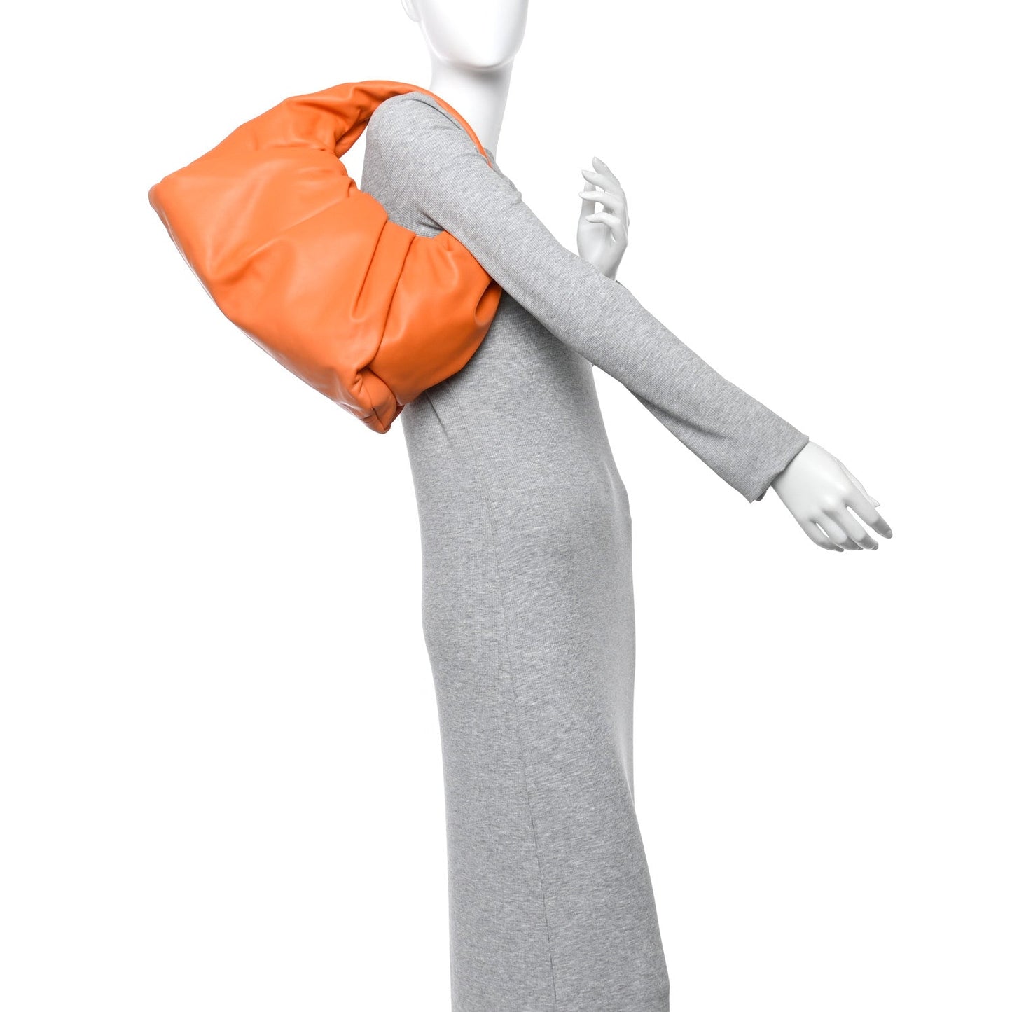 Smooth Butter Calfskin Small The Shoulder Pouch Light Orange