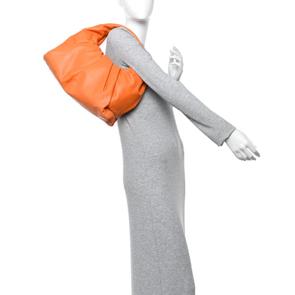 Smooth Butter Calfskin Small The Shoulder Pouch Light Orange