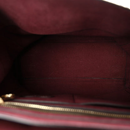 Calfskin Studded Medium Cara Delevingne Convertible Satchel Oxblood