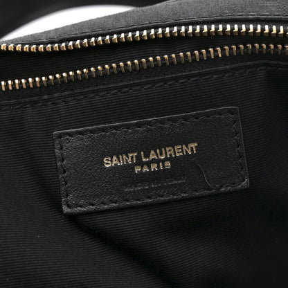 Lambskin Quilted Maxi Icare Shopping Tote Black