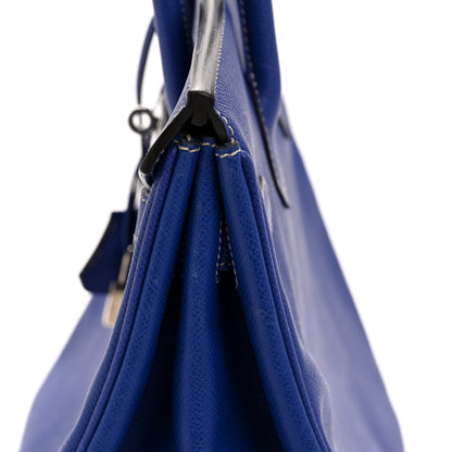 Epsom Candy Birkin 35 Bleu Electrique Mykonos
