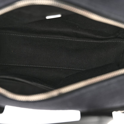 Mixed Fibers Small Deauville Bowling Bag Navy Blue