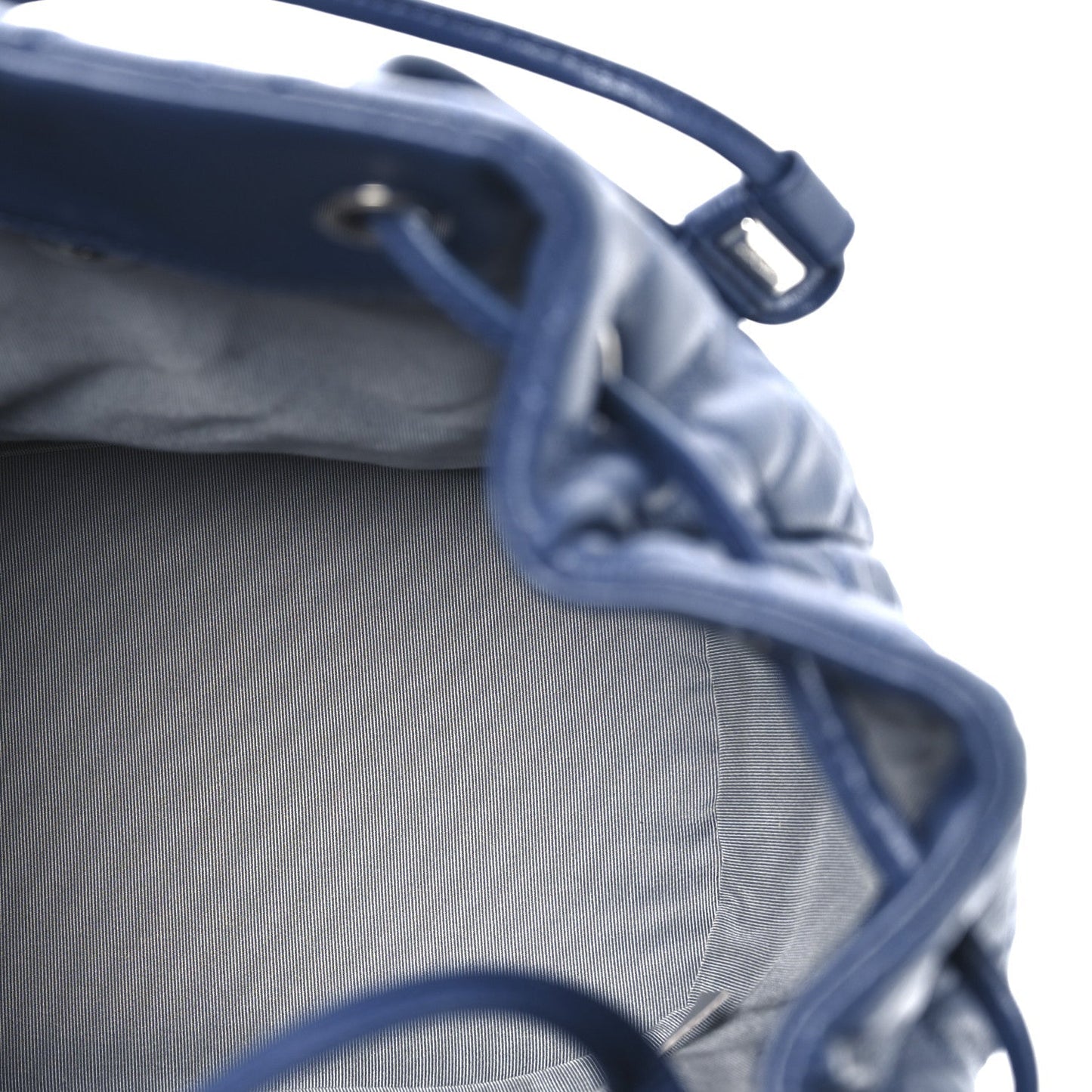 Calfskin Quilted Small Urban Spirit Backpack Blue
