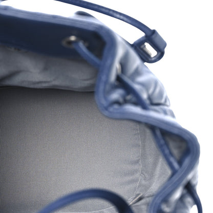 Calfskin Quilted Small Urban Spirit Backpack Blue