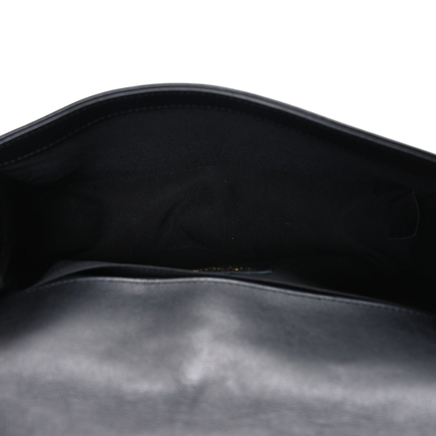 Calfskin Quilted Medium Boy Flap Black