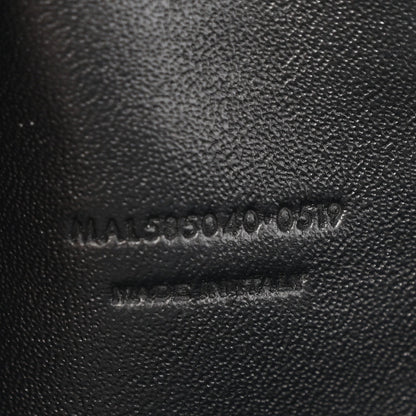 Grain De Poudre Matelasse Monogram Mini Lou Camera Bag Black