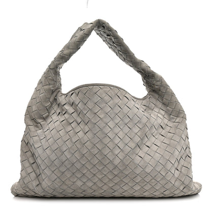Suede Intrecciato Small Hop Sterling
