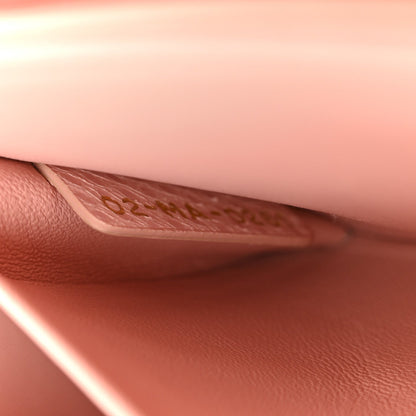 Snakeskin 30 Montaigne Box Bag Rose Clair