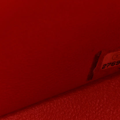 Lambskin Quilted Mini Square Flap Red