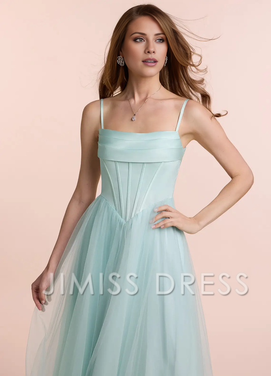 - off shoulder collar sheer strapless and floor length Prom dress