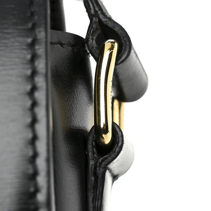 Shiny Calfskin Medium Triomphe Black